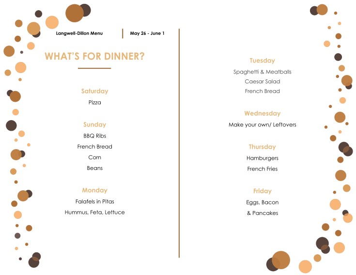 DinnerMenu
